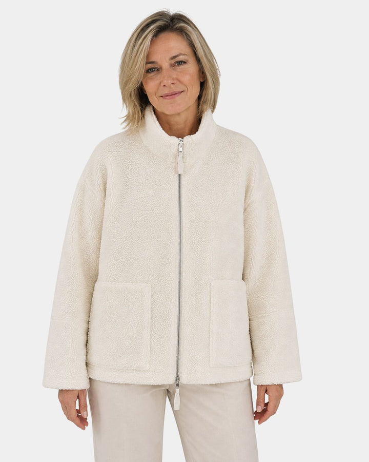ALÉANNE | VESTE EN LAINE SYNTHÉTIQUE CHAUDE