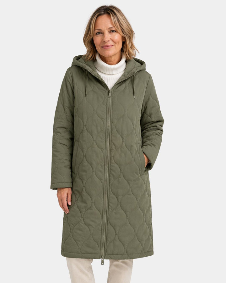 LORINE | VESTE À MANCHES LONGUES AVEC CAPUCHE
