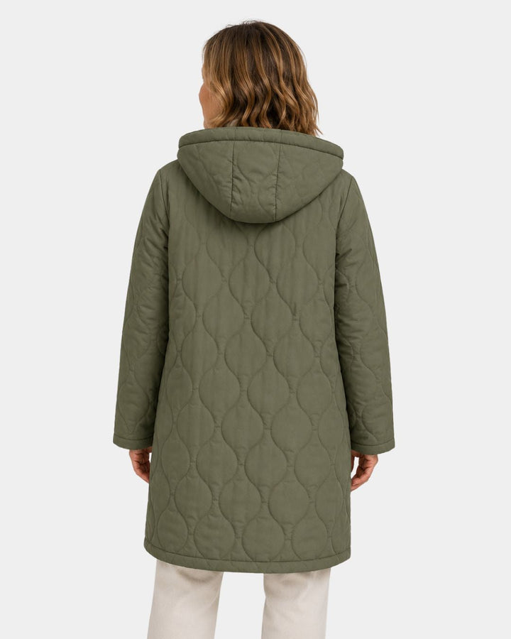 LORINE | VESTE À MANCHES LONGUES AVEC CAPUCHE