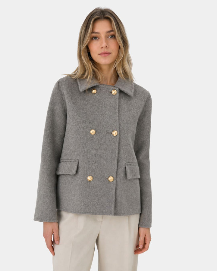 MÉLISYA | MANTEAU ÉLÉGANT AVEC COL