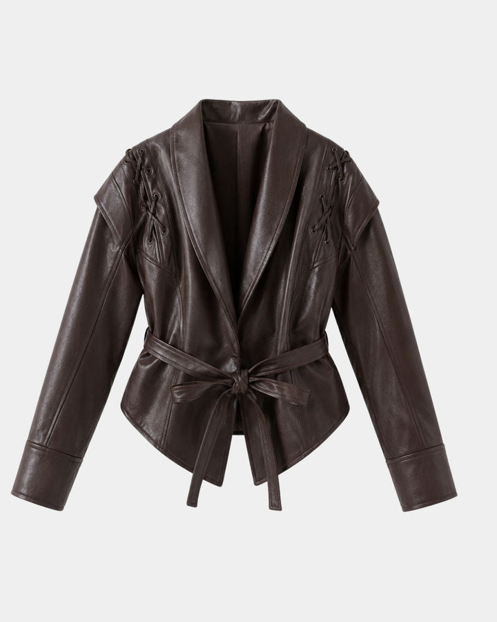 JOLYSSE | MANTEAU PORTA-FOLHAS SIMILI CUIR