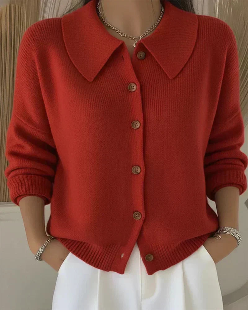 Vega | Veste Tricotée avec Col