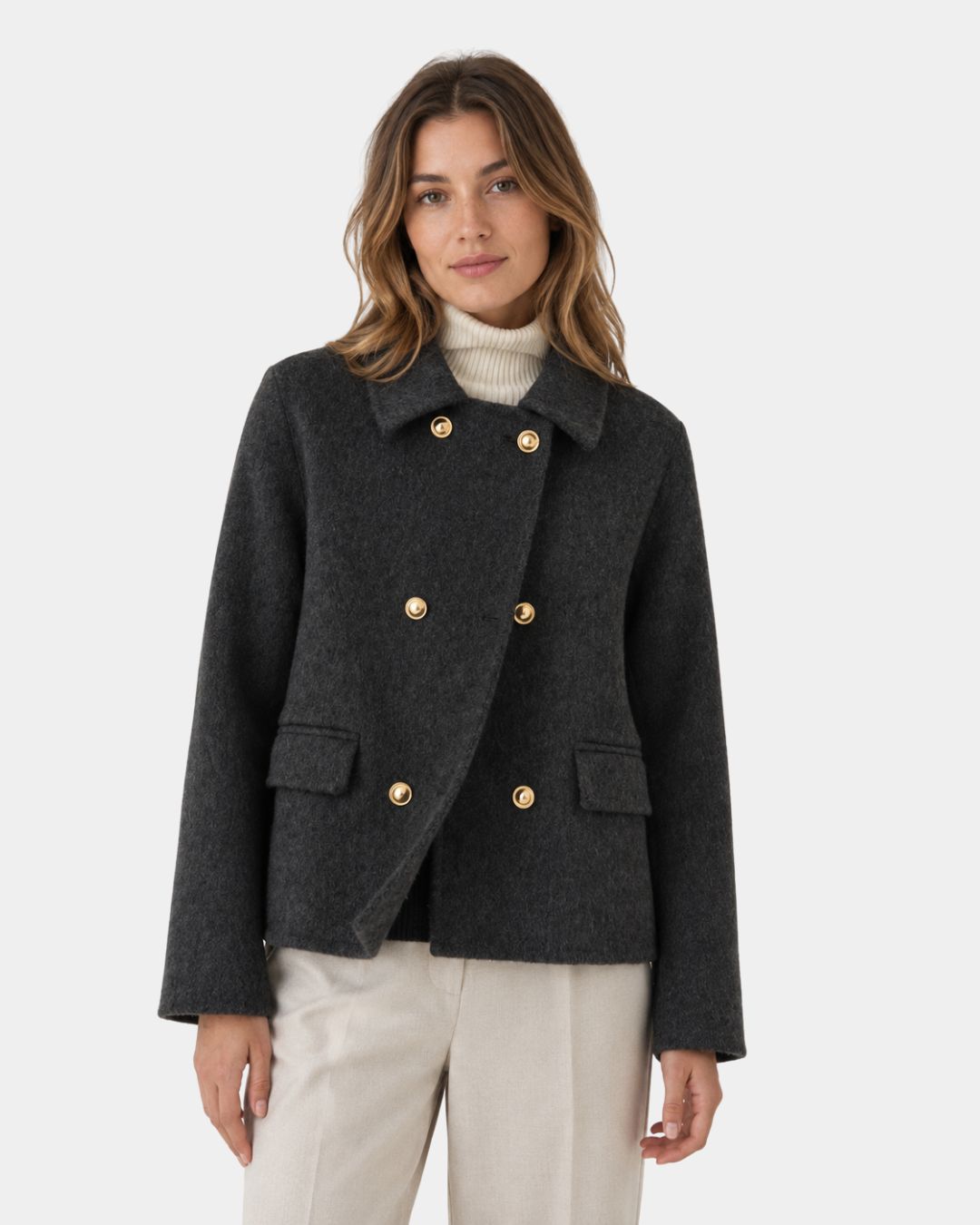 MÉLISYA | MANTEAU ÉLÉGANT AVEC COL