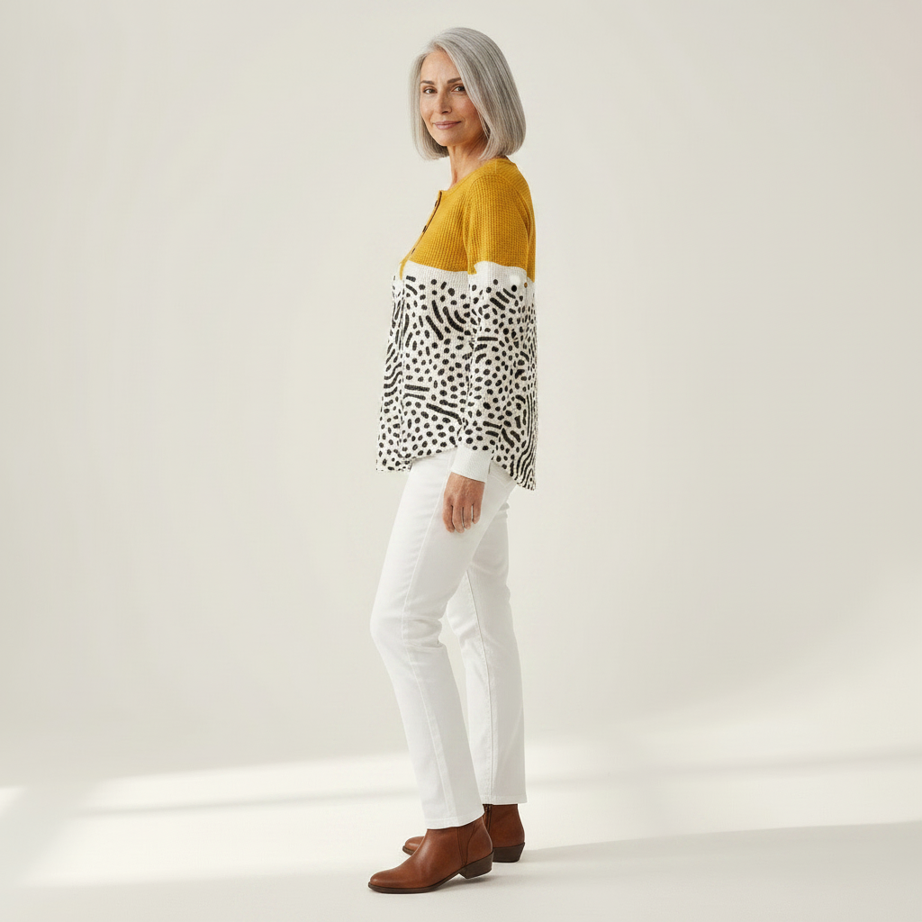 Odile - Blouse Pois Gaufrée