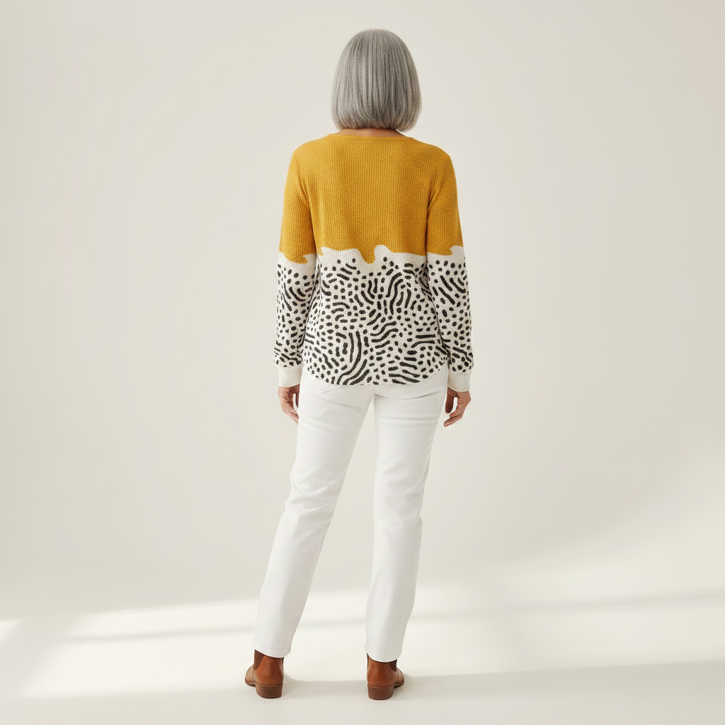 Odile - Blouse Pois Gaufrée