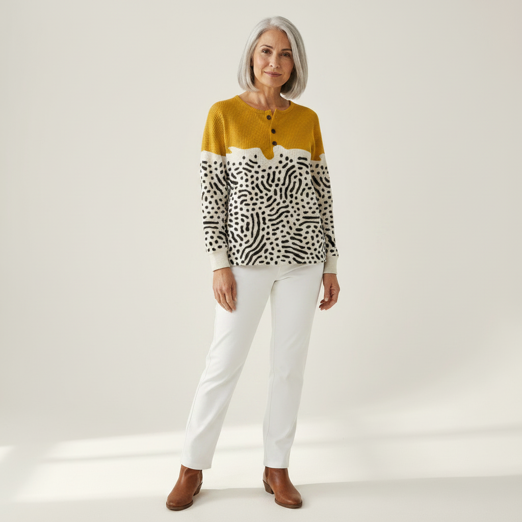 Odile - Blouse Pois Gaufrée