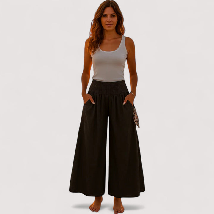 Merete - Pantalons taille haute