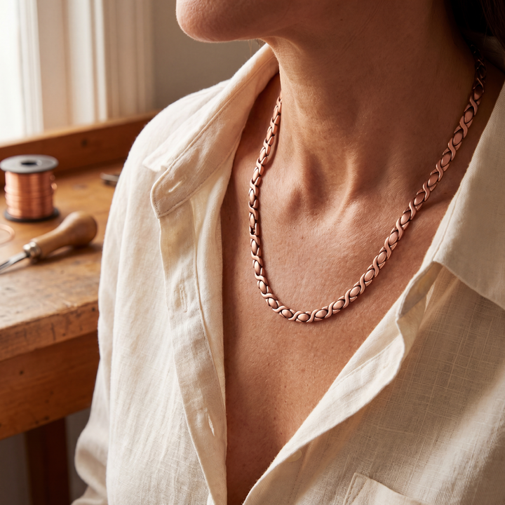 Cedro — Collier en bronze