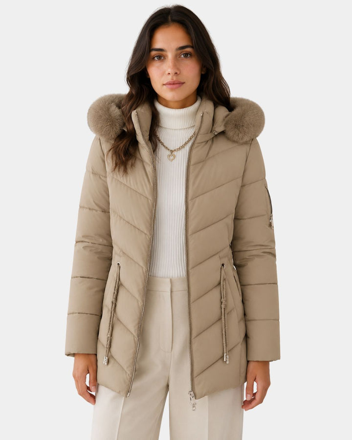 ANÉLINE | MANTEAU DOUDOUNE MATELASSÉ ÉLÉGANT