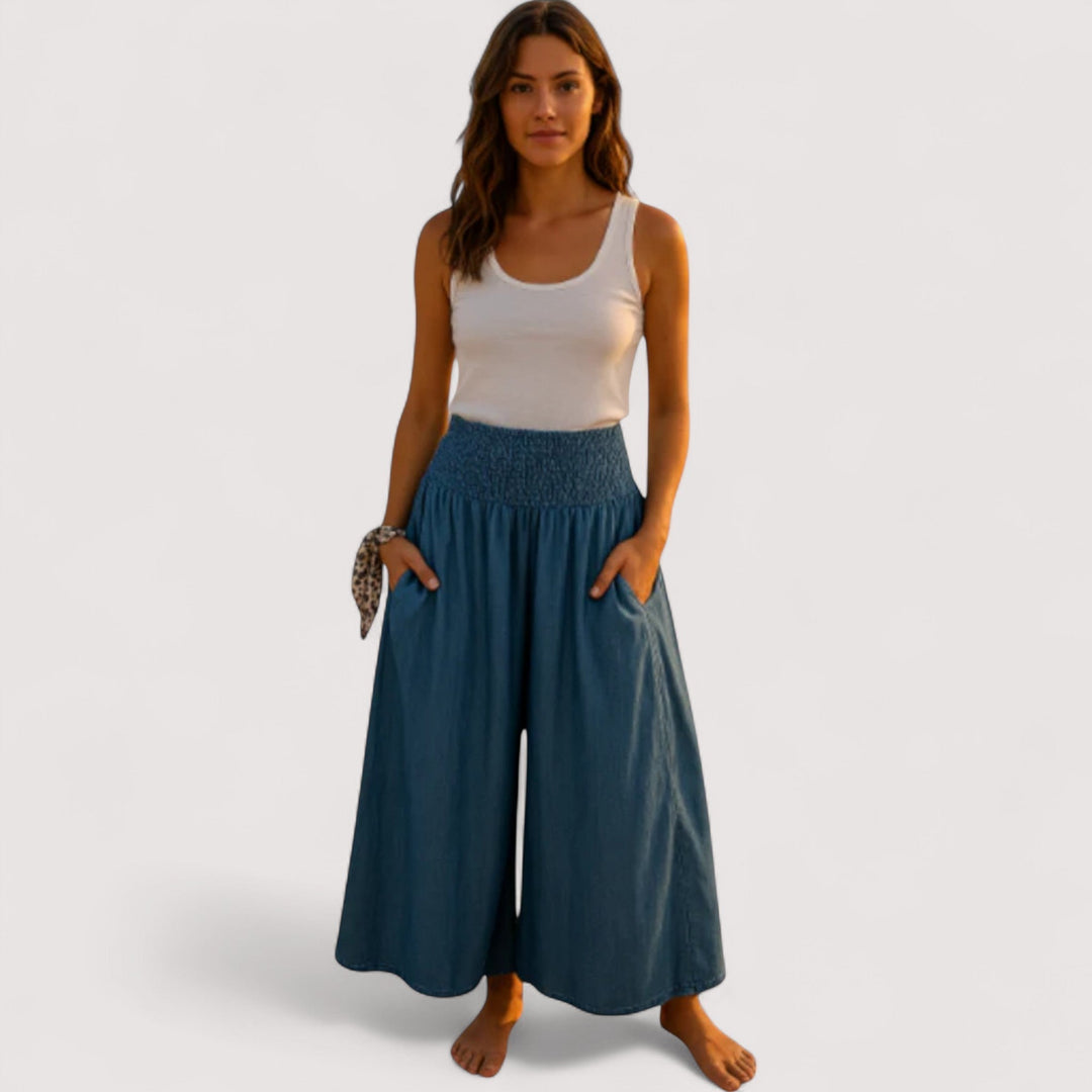 Merete - Pantalons taille haute