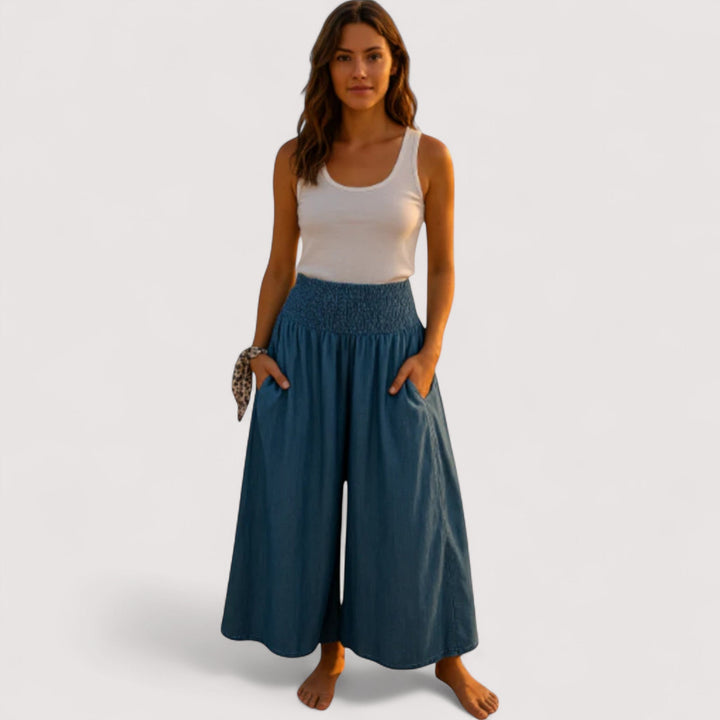 Merete - Pantalons taille haute