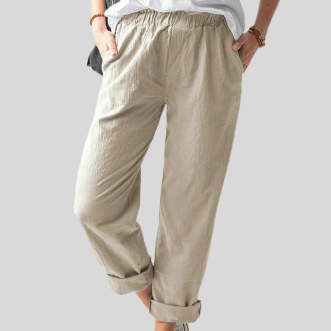 Neria - Pantalons à Structure Douce