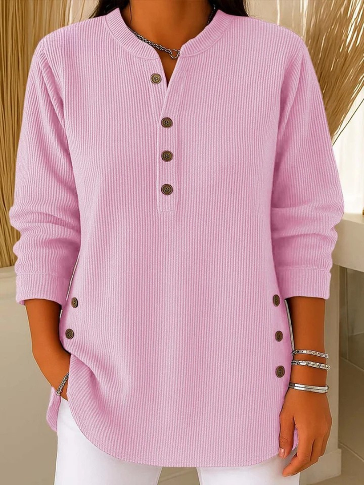 Nièves | Tunique Henley avec Boutons