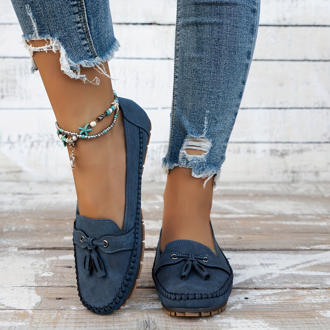 Nadine - Mocassins classiques avec détail de franges
