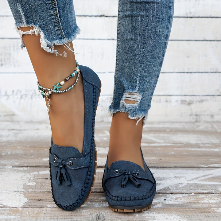 Nadine - Mocassins classiques avec détail de franges