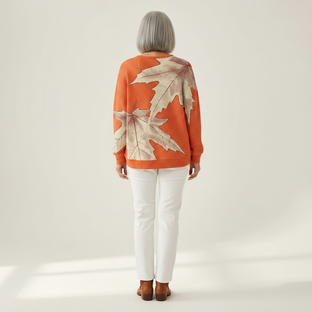 Josiane - Blouse Feuilles Automnales