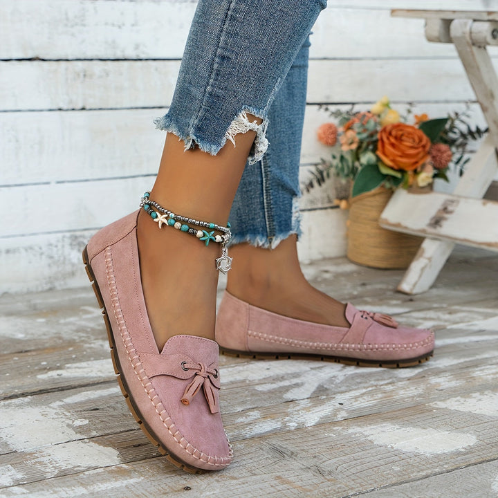 Nadine - Mocassins classiques avec détail de franges