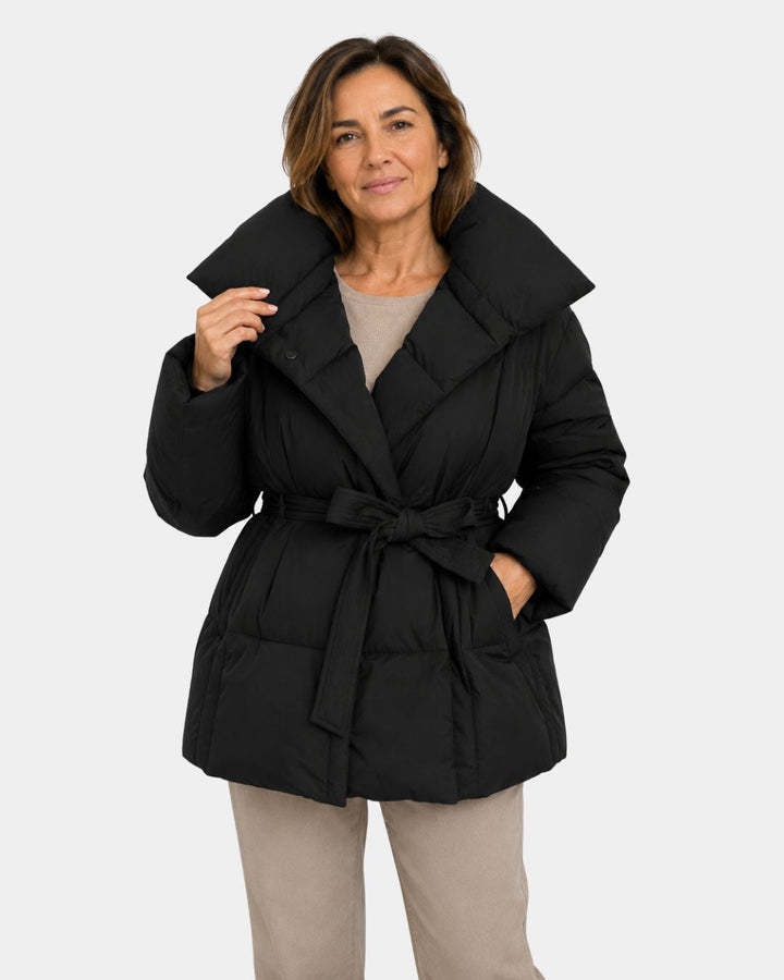 ALIXÈNE | MANTEAU MATELASSÉ AVEC CEINTURE