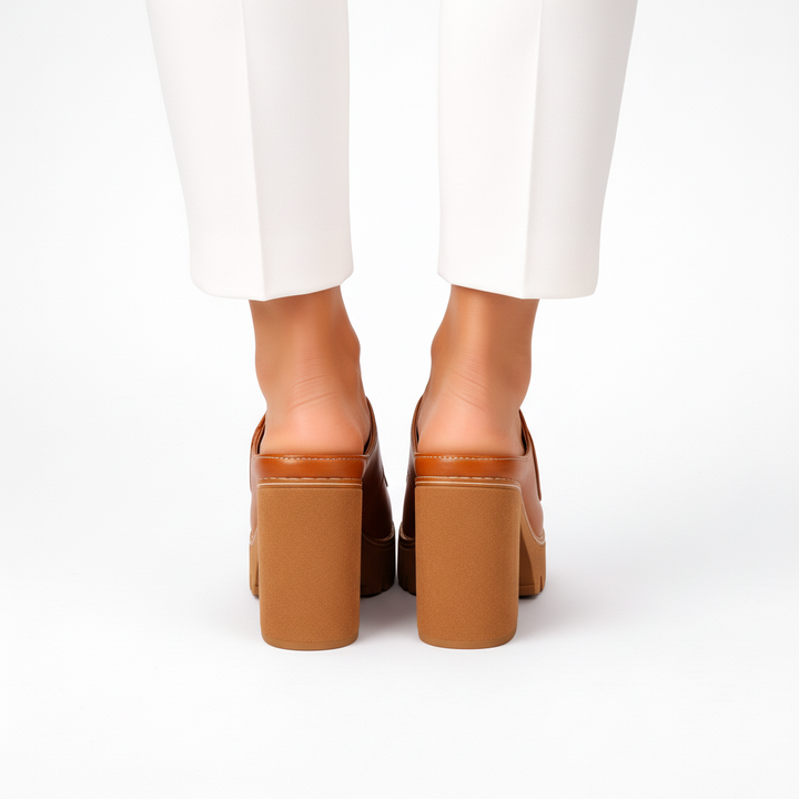 Lana – Sandales en Cuir avec Talon Haut