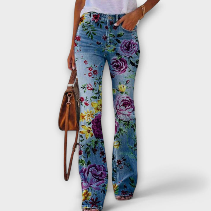 Neda - Pantalons fleuris