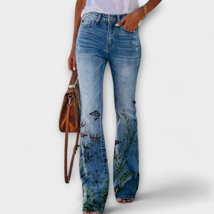Neda - Pantalons fleuris