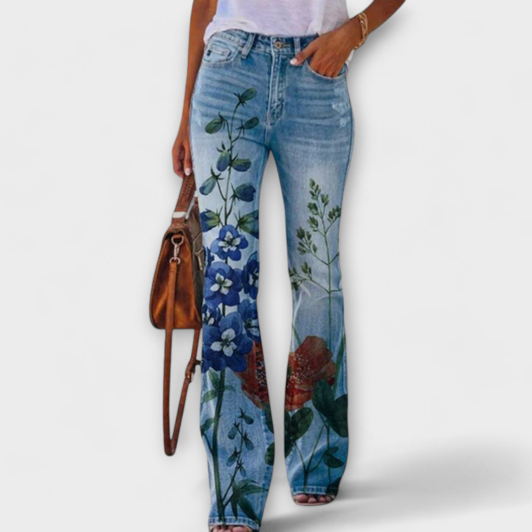 Neda - Pantalons fleuris