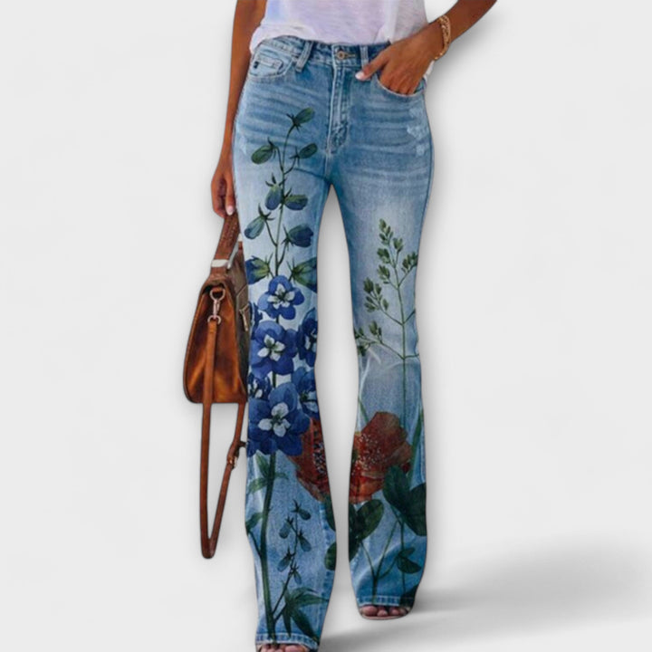 Neda - Pantalons fleuris
