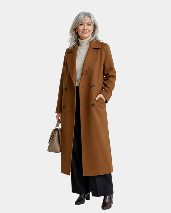 Véronique - Manteau Long Intemporel