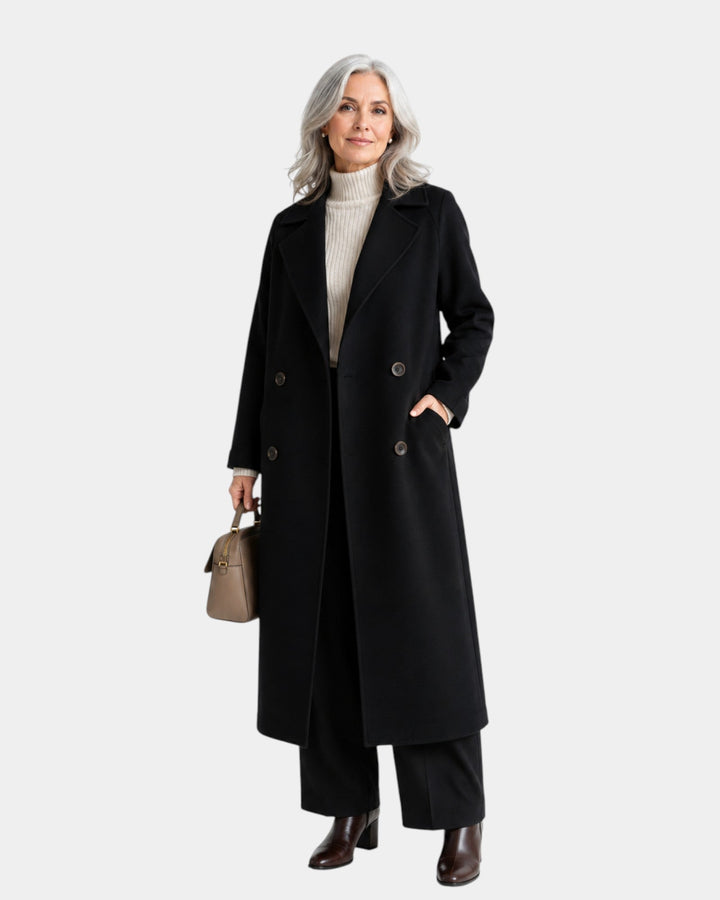 Véronique - Manteau Long Intemporel