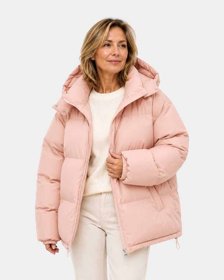 LOUVIANE | MANTEAU MATELASSÉ INVERNO AVEC CAPUCHON