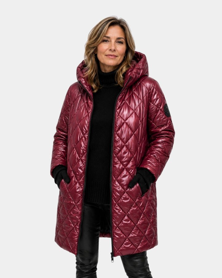 NAÉLYS | MANTEAU MATELASSÉ HIVER À CAPUCHE
