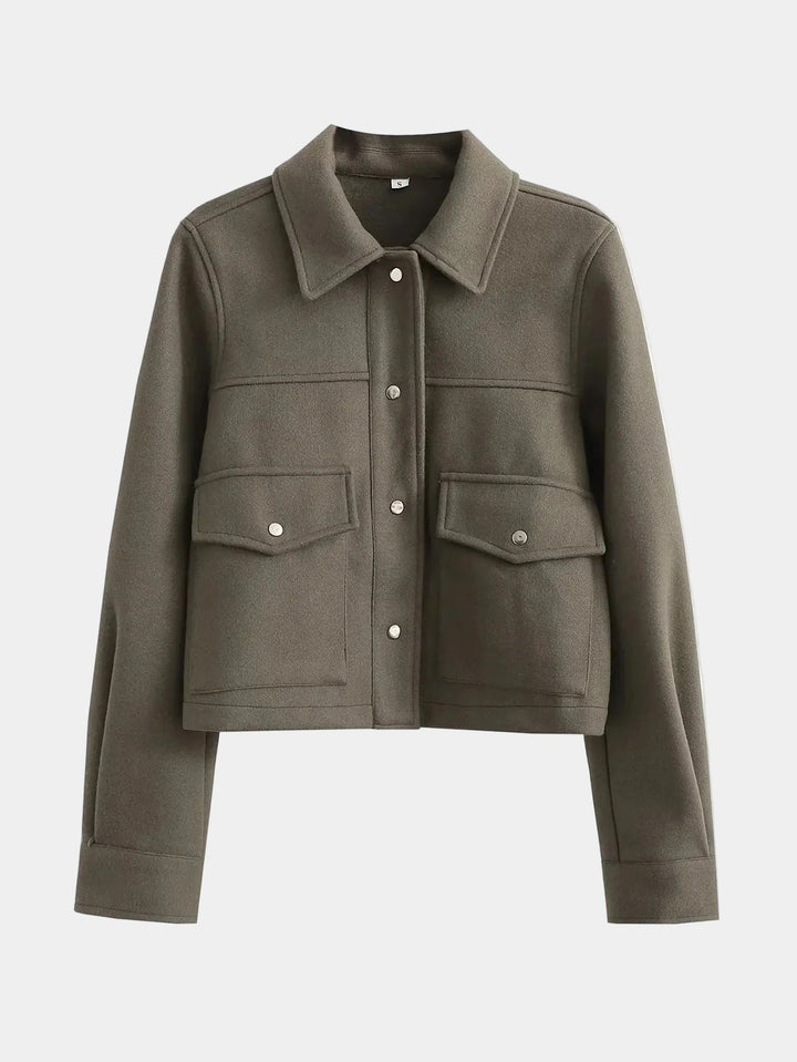 Laurence - Veste Courte Boutonnée