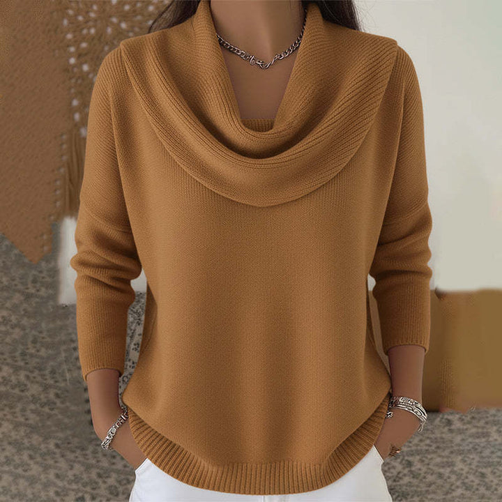 Julia | Pull avec Col Drapé