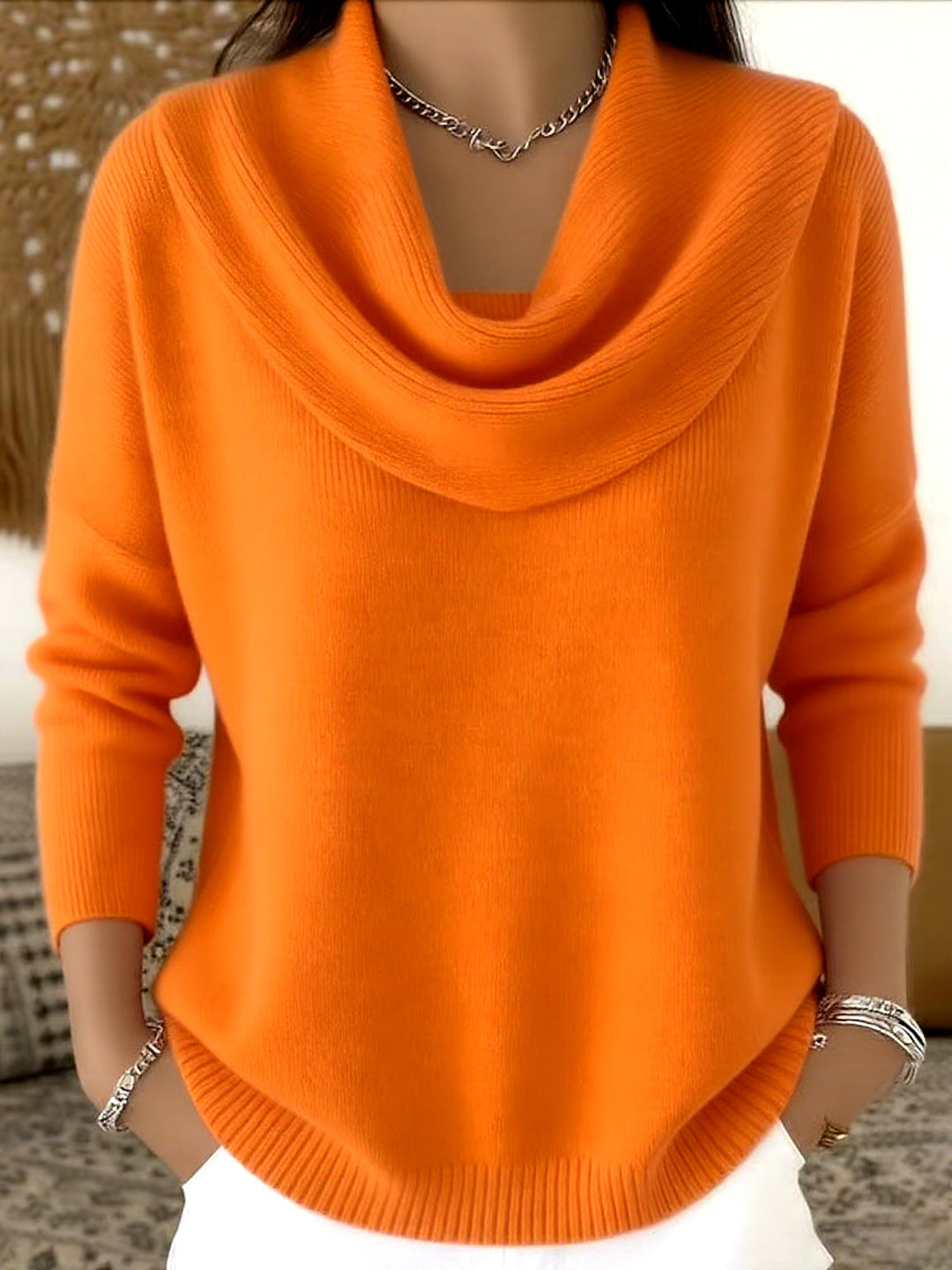 Julia | Pull avec Col Drapé