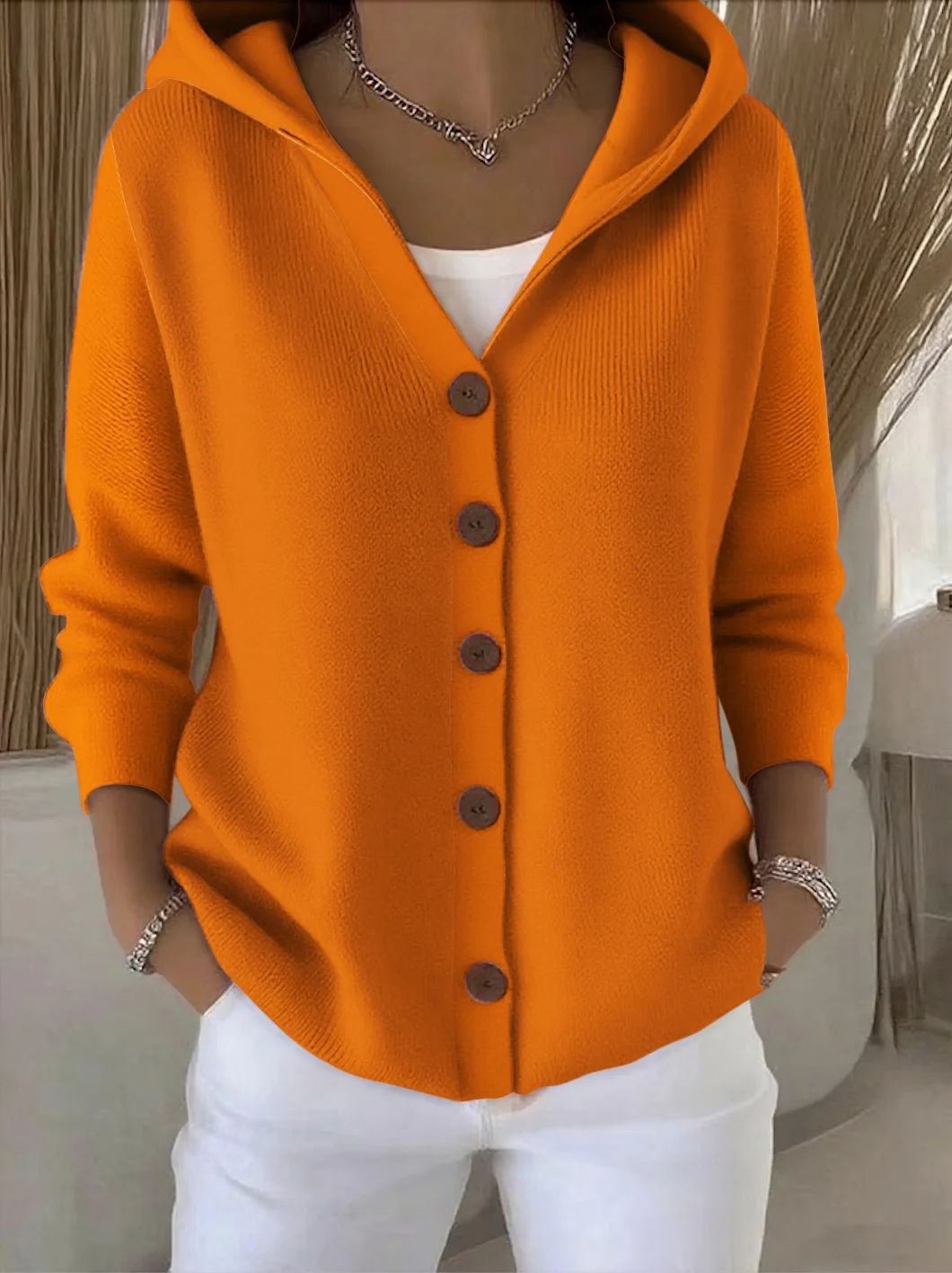 Rothio | Robe en Tricot avec Capuche