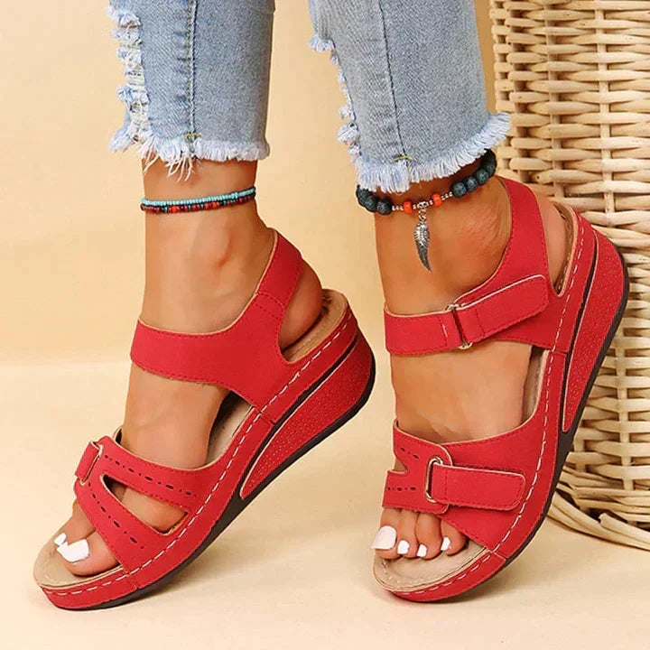 Sandy - Sandales orthopédiques confortables avec talon