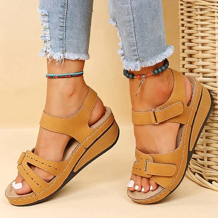 Sandy - Sandales orthopédiques confortables avec talon