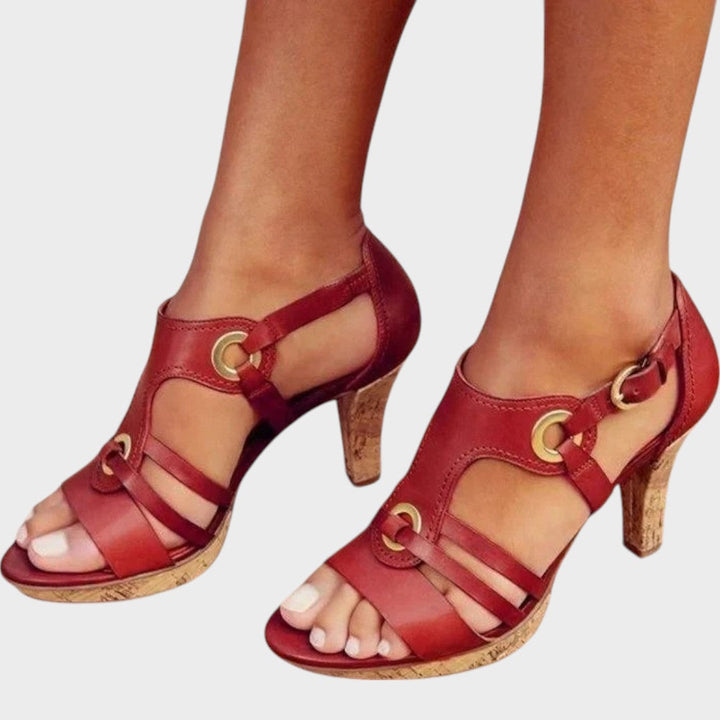Lucija - Sandales classiques et confortables en simili cuir