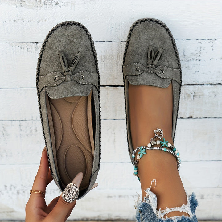Nadine - Mocassins classiques avec détail de franges