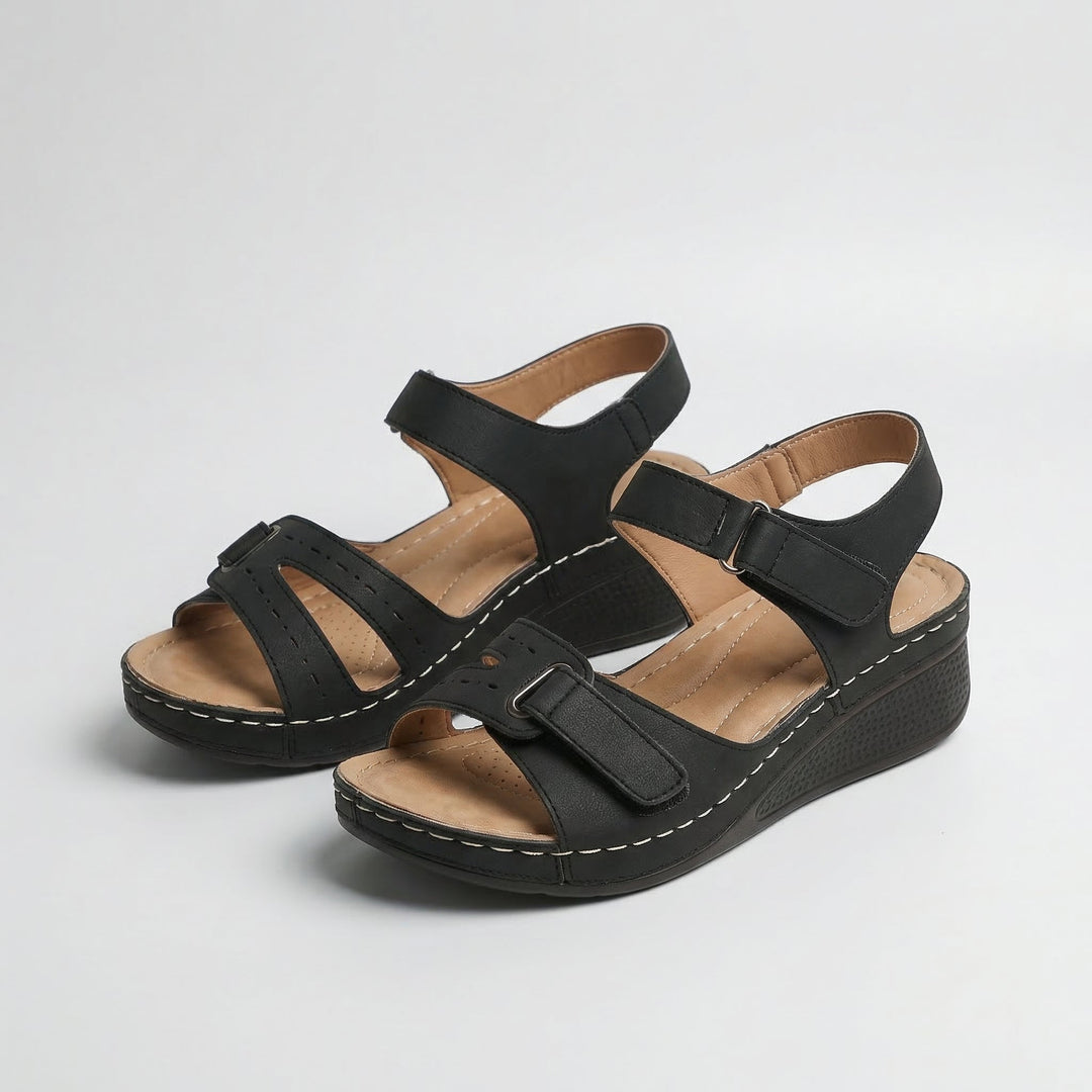 Sandy - Sandales orthopédiques confortables avec talon