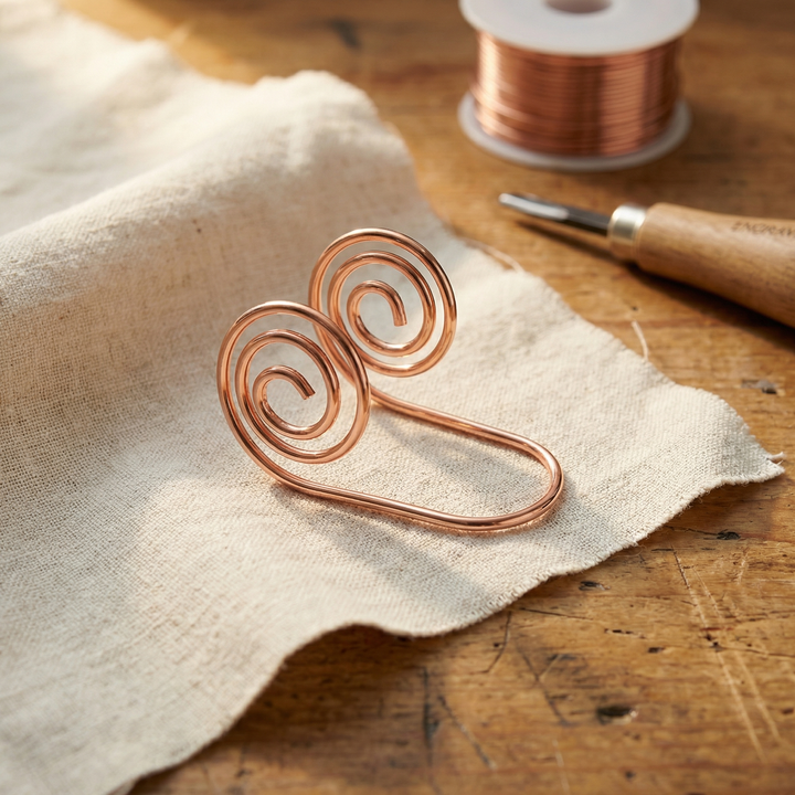 Flux Artisanale Spirale en Cuivre