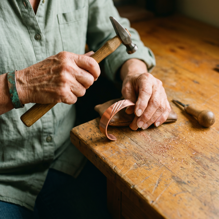 Bracelet en Cuivre avec Épines