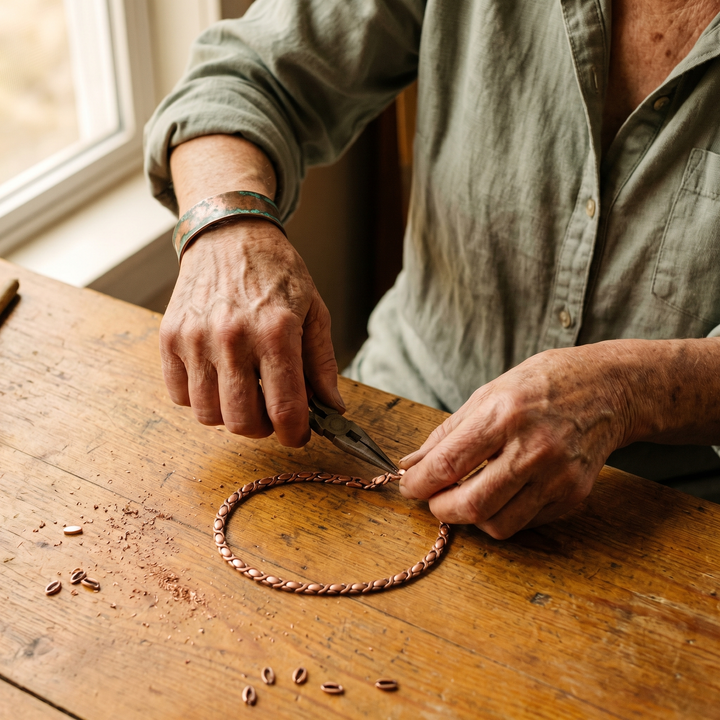 Cedro — Collier en bronze