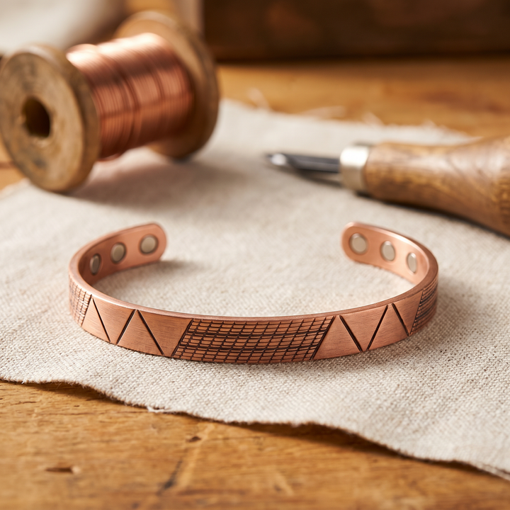 Bracelet en Cuivre avec Design