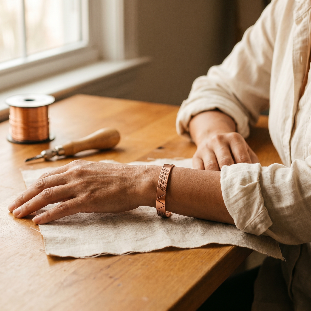 Bracelet en Cuivre avec Design