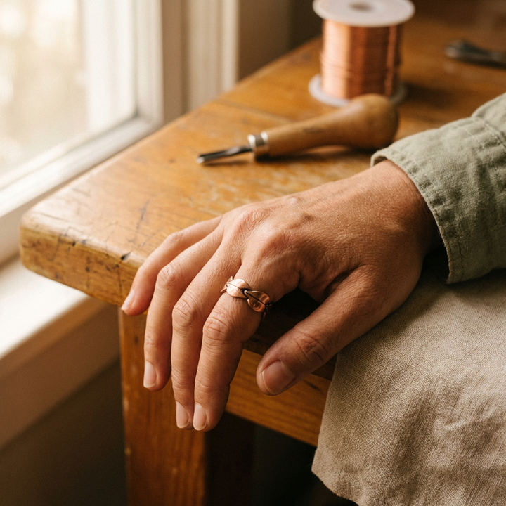 Bureau de l'Anneau en Cuivre