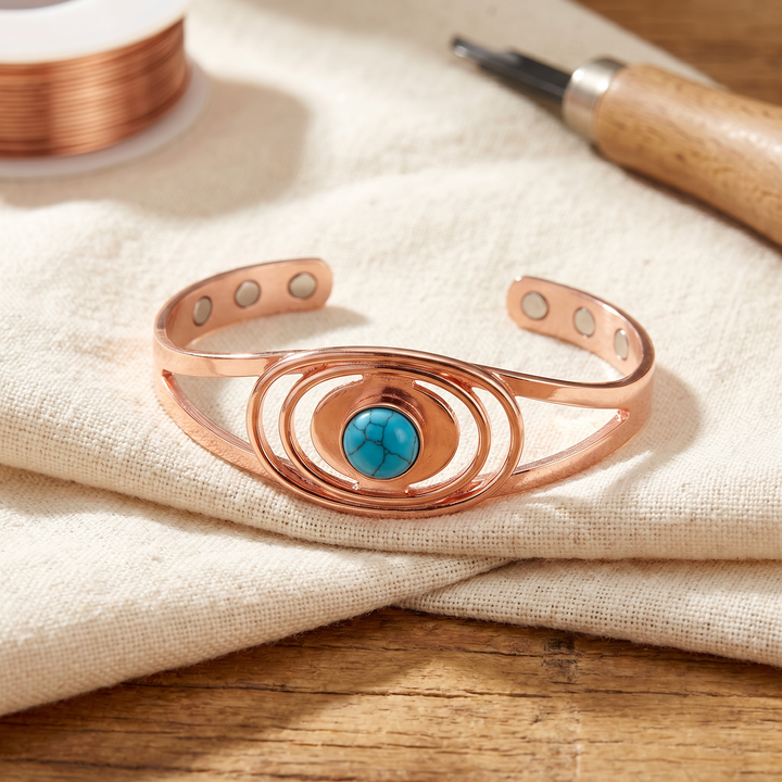 Collier en Cuivre avec Turquoise