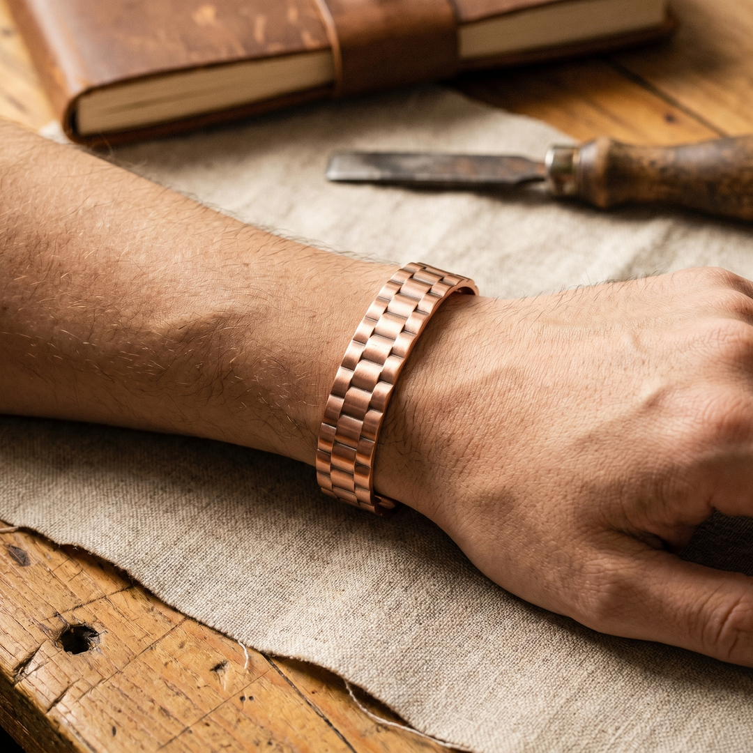 Bracelet Masculin en Cuivre
