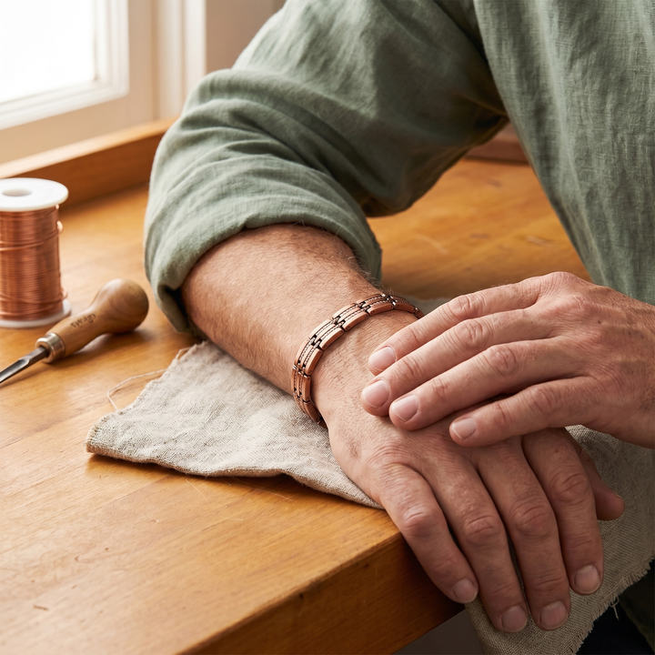 Bracelet Masculin en Cuivre