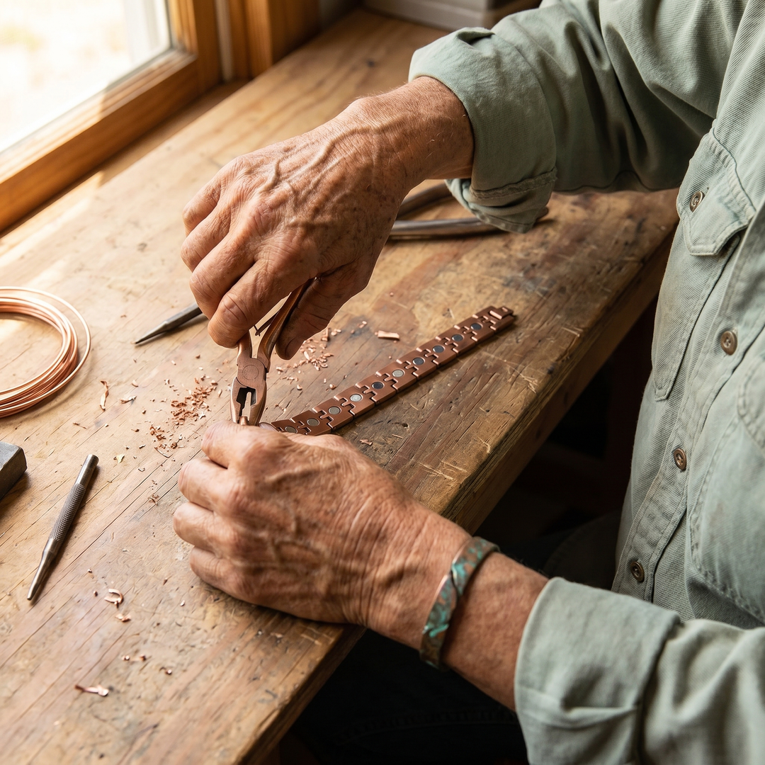 Bracelet Masculin en Cuivre